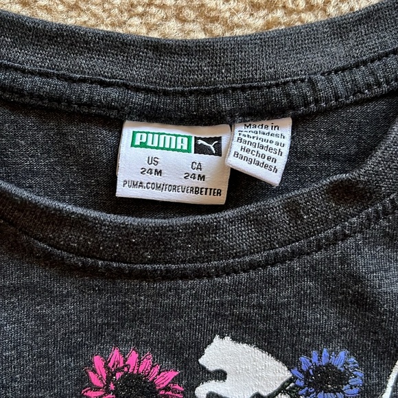 24M Puma long sleeve t-shirt - Picture 3 of 3